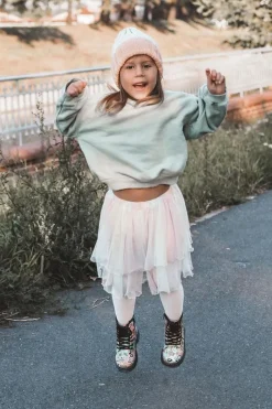 Sale Boto Dziecięce Botki Ocieplane Print Różowe Dexi