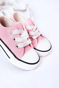 Clearance Dziecięce Brokatowe Trampki Różowe Bling-Bling Dzieci Dziewczęce|Back To School