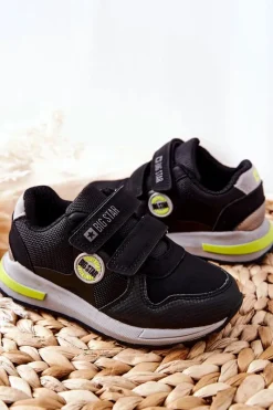 Clearance Big Star Shoes Dziecięce Buty Sportowe Big Star II374078 Czarne