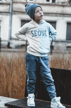 Chłopięce|Dziewczęce>Boto Dziecięce Buty Sportowe Jeansowe Biało-e Milara Niebieski