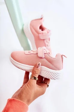 Hot Dziecięce Buty Sportowe Na Rzep Różowe Lexy Dzieci Dziewczęce