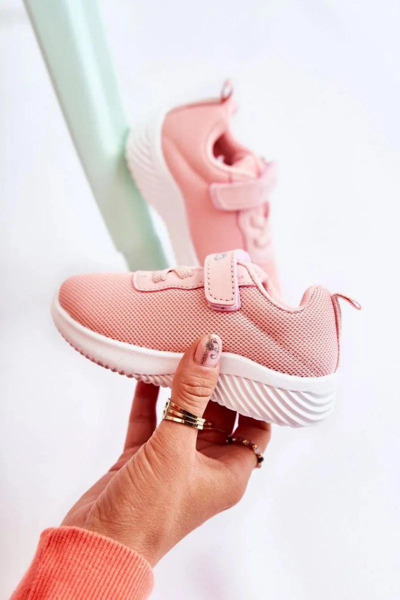 Hot Dziecięce Buty Sportowe Na Rzep Różowe Lexy Dzieci Dziewczęce