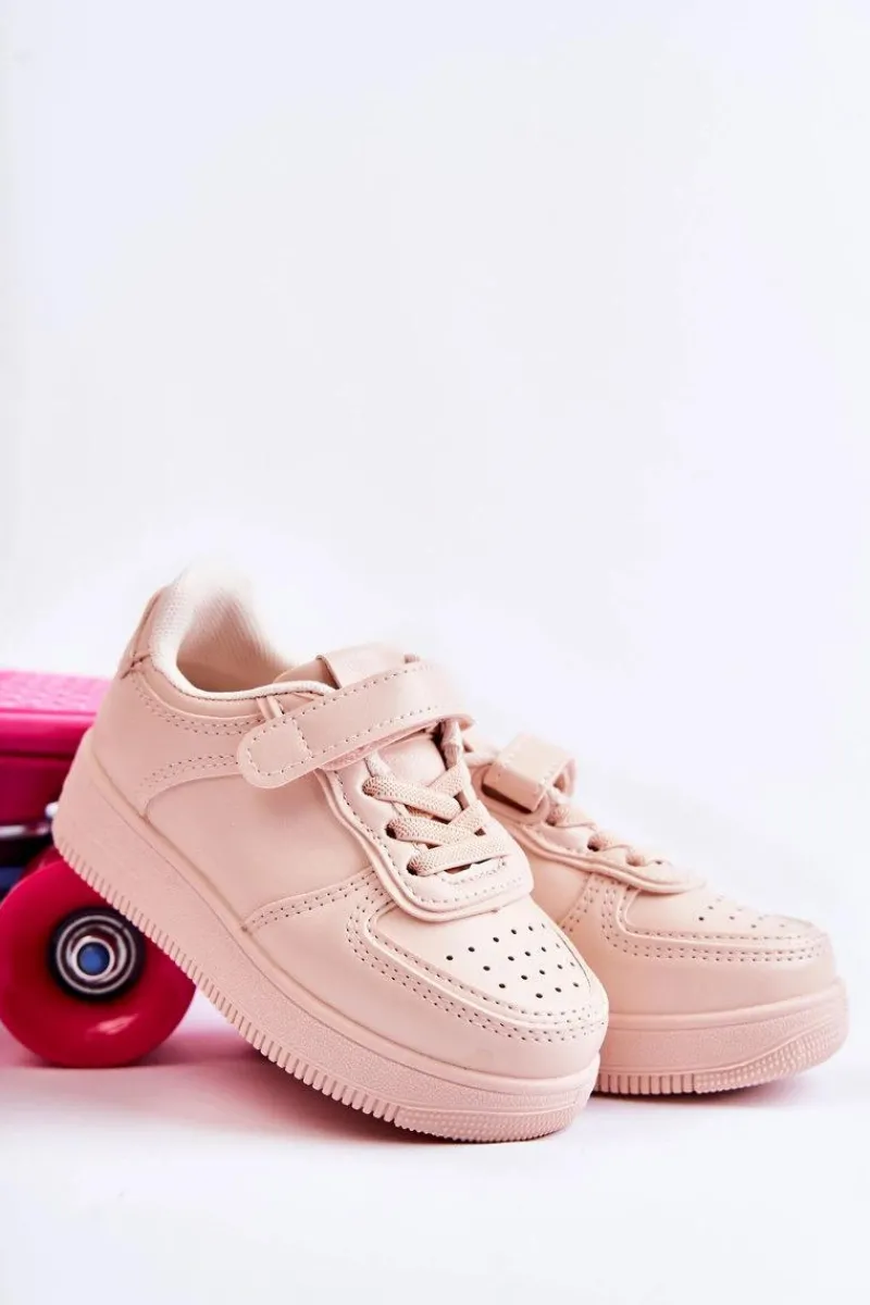 Hot Dziecięce Buty Sportowe Na Rzepy Różowe Elike Dzieci Chłopięce|Dziewczęce