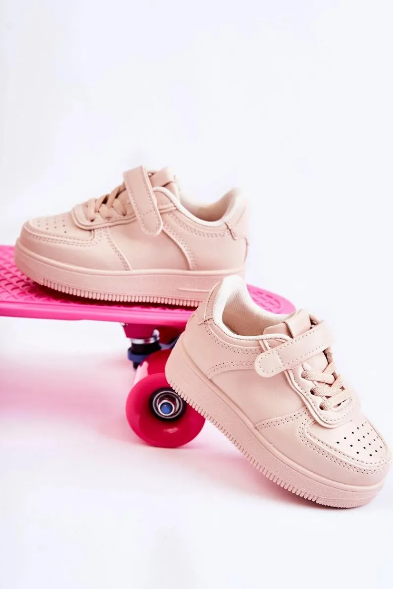 Hot Dziecięce Buty Sportowe Na Rzepy Różowe Elike Dzieci Chłopięce|Dziewczęce