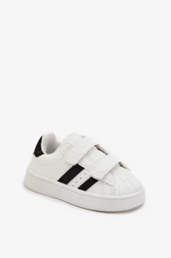 New Boto Dziecięce Buty Sportowe Sneakersy Z Eko Skóry Białe Renel Biały