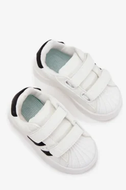 New Boto Dziecięce Buty Sportowe Sneakersy Z Eko Skóry Białe Renel Biały