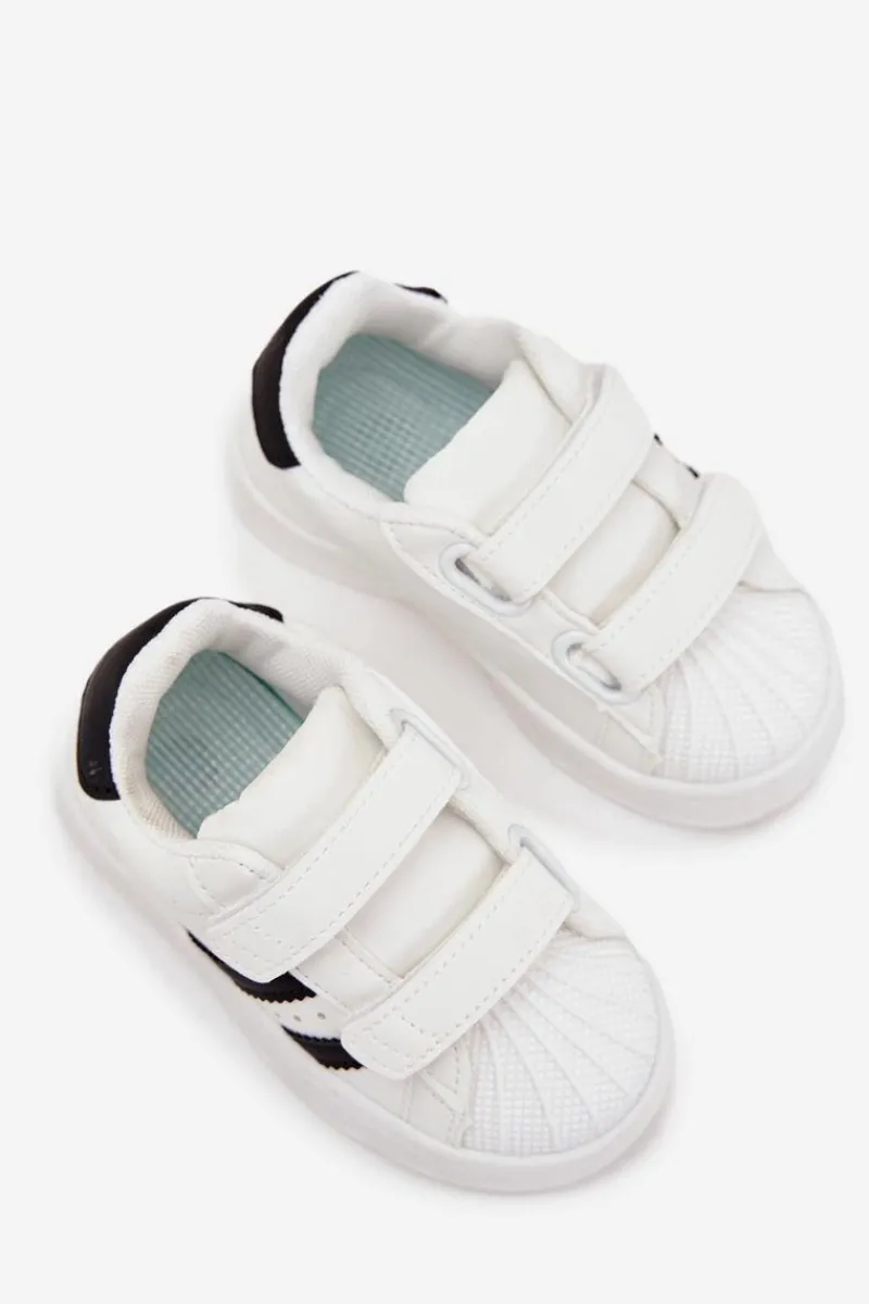 New Boto Dziecięce Buty Sportowe Sneakersy Z Eko Skóry Białe Renel Biały