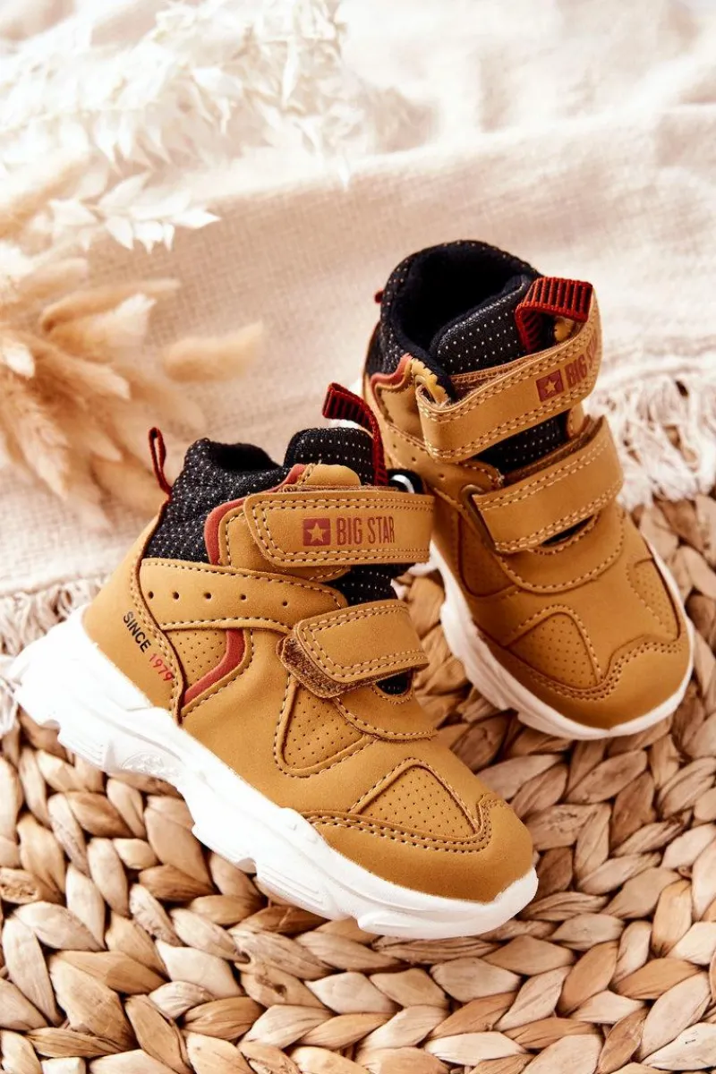 Chłopięce|Chłopięce>Big Star Shoes Dziecięce Buty Trekkingowe Big Star II374094 Camel