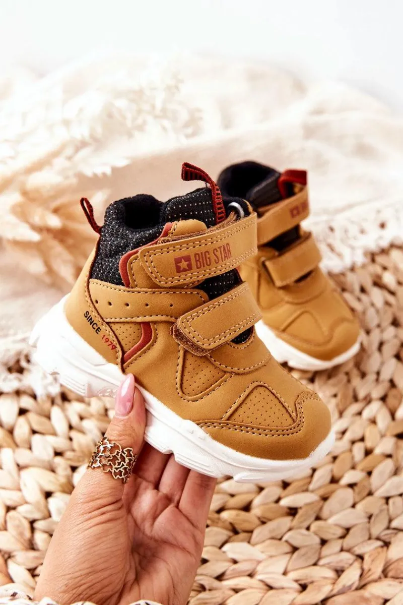 Chłopięce|Chłopięce>Big Star Shoes Dziecięce Buty Trekkingowe Big Star II374094 Camel