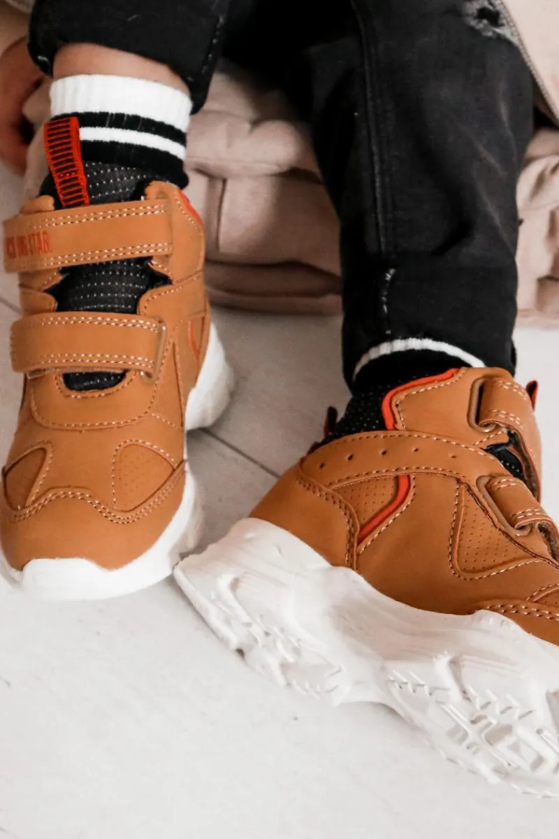 Chłopięce|Chłopięce>Big Star Shoes Dziecięce Buty Trekkingowe Big Star II374094 Camel