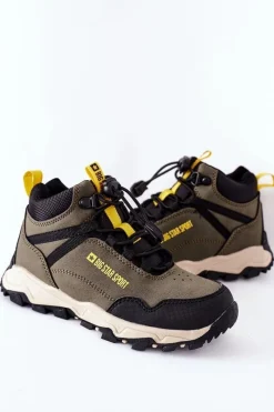 Big Star Shoes Dziecięce Buty Trekkingowe Big Star GG374047 Khaki