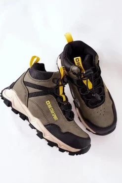 Big Star Shoes Dziecięce Buty Trekkingowe Big Star GG374047 Khaki