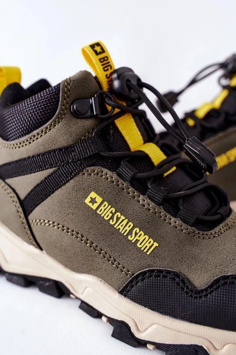 Big Star Shoes Dziecięce Buty Trekkingowe Big Star GG374047 Khaki