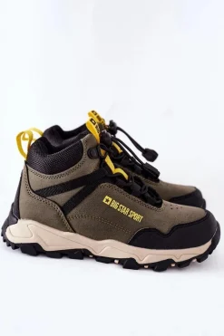 Big Star Shoes Dziecięce Buty Trekkingowe Big Star GG374047 Khaki