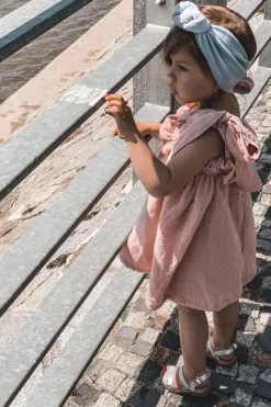 Boto Dziecięce Błyszczące Sandały Srebrne Natalie