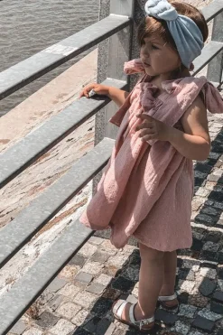 Boto Dziecięce Błyszczące Sandały Srebrne Natalie