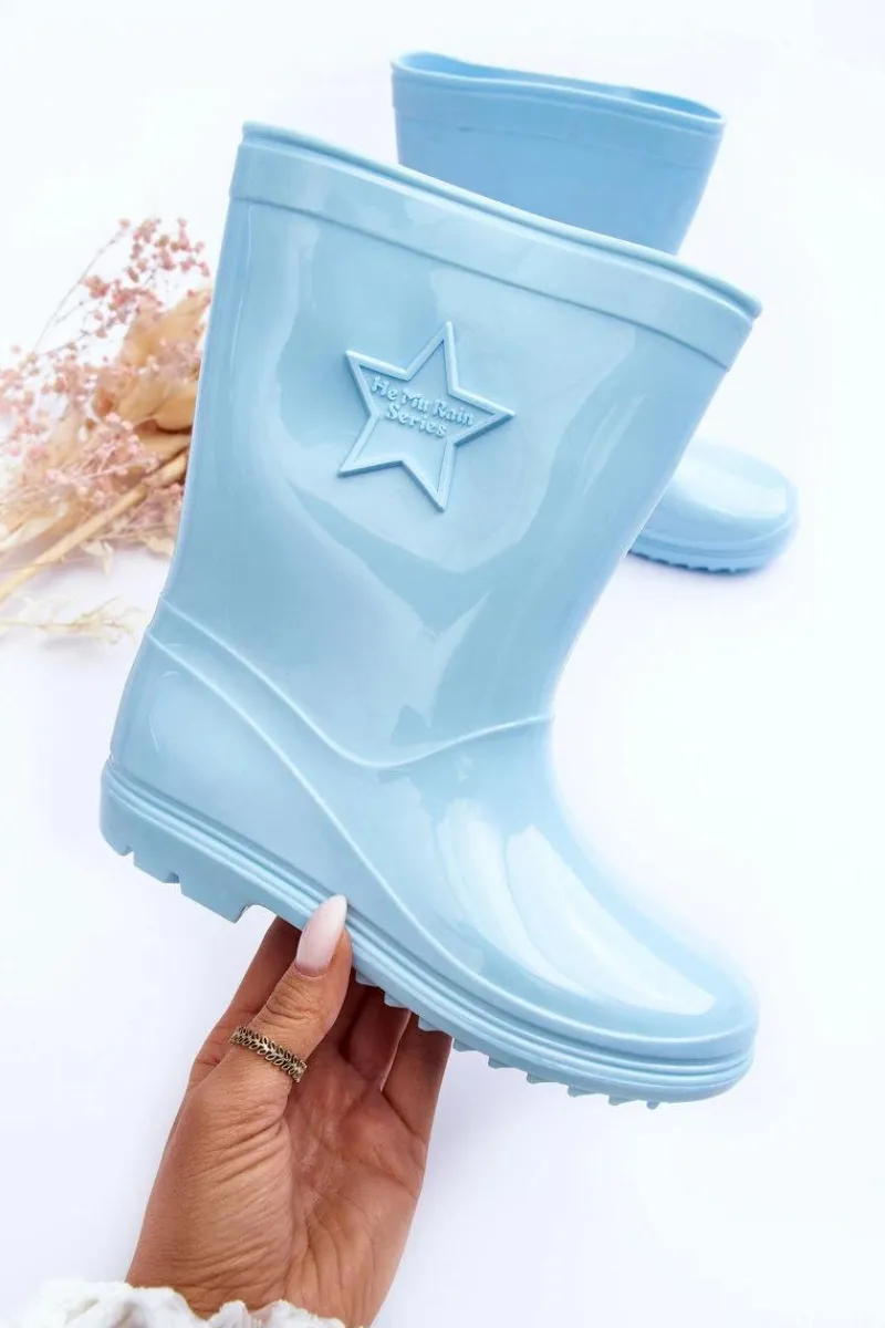 Chłopięce|Dziewczęce>Boto Dziecięce Gumowe Kalosze Jasnoe Malvi Niebieski