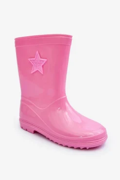 Dziewczęce>Boto Dziecięce Gumowe Kalosze Różowe Malvi Różowy