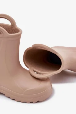 Hot Dziecięce Kalosze LEMIGO DOGGY 735 Beżowe Dzieci Chłopięce|Dziewczęce