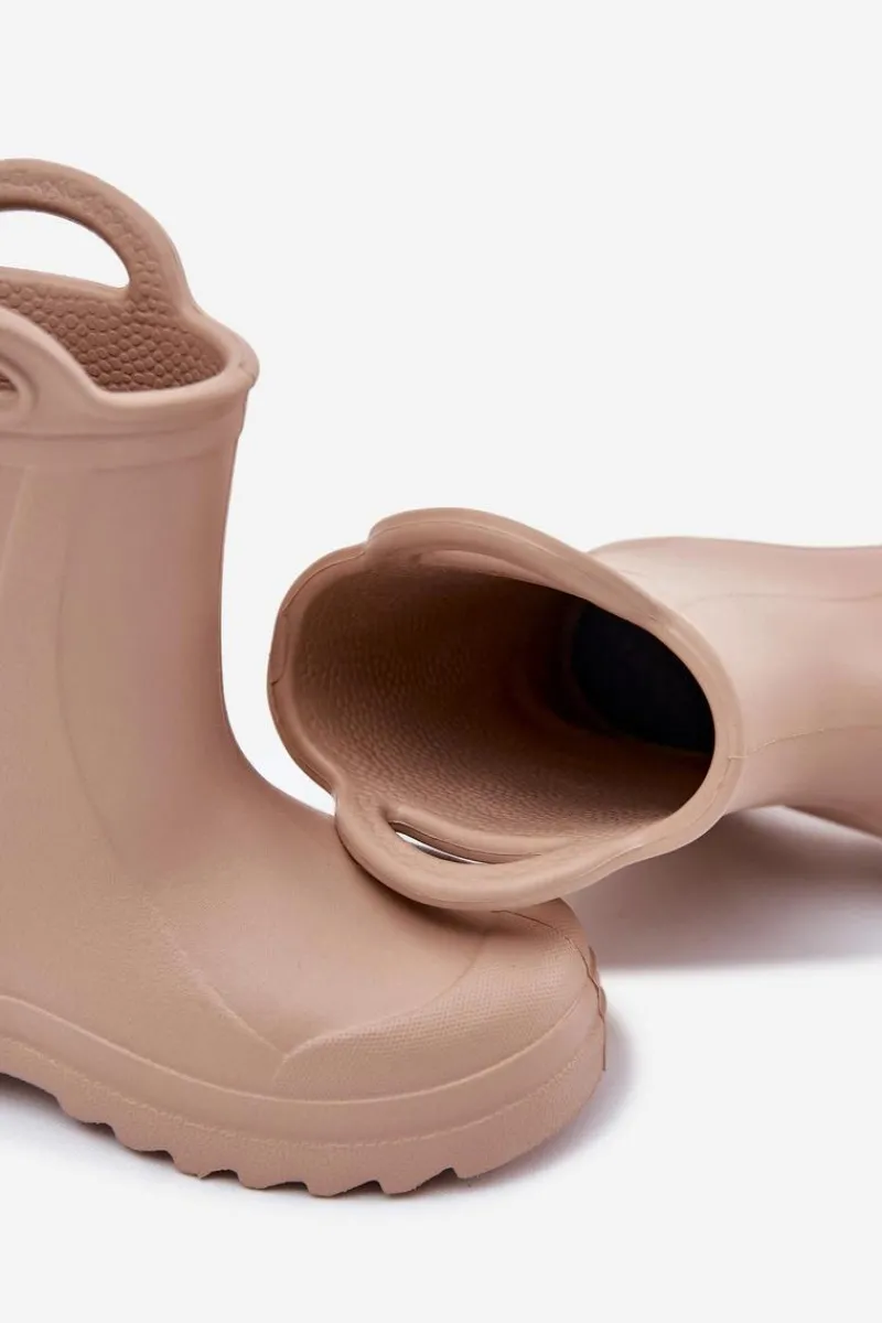 Hot Dziecięce Kalosze LEMIGO DOGGY 735 Beżowe Dzieci Chłopięce|Dziewczęce