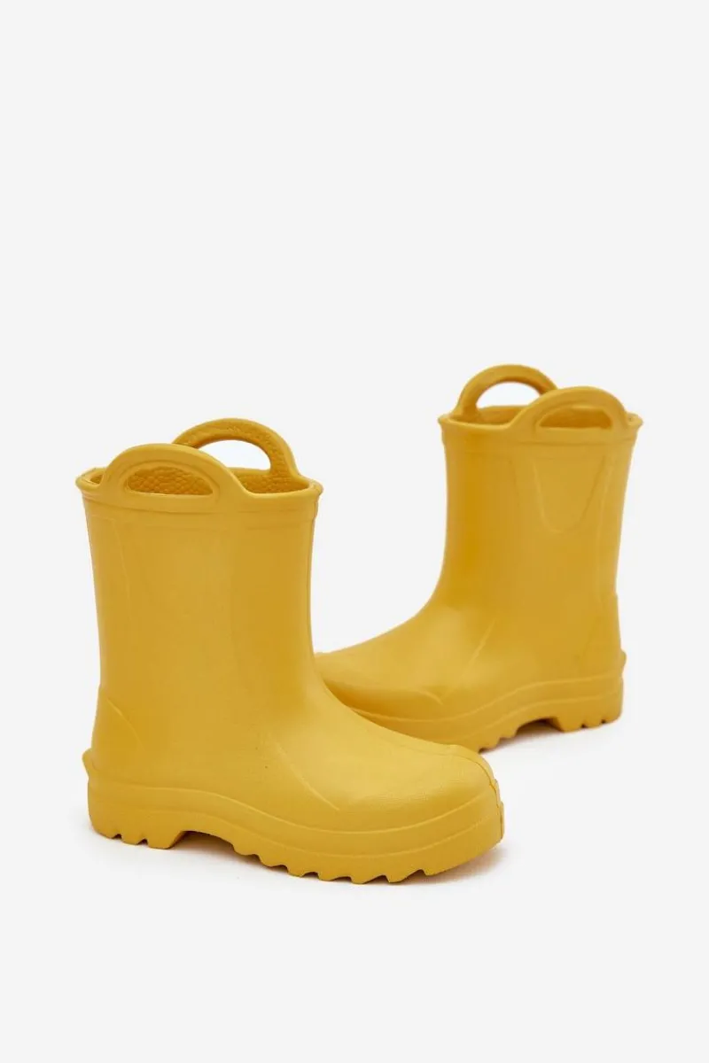 New Boto Dziecięce Kalosze LEMIGO DOGGY 735 Żólte Żółty