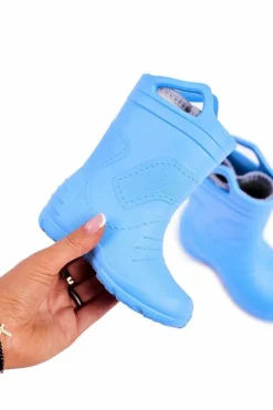 Chłopięce|Dziewczęce>Boto Dziecięce Kalosze Niebieskie Wyjmowana Wkładka Stomilki