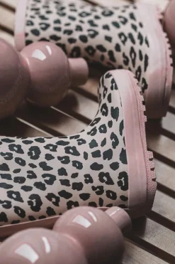 Sale Dziecięce Kalosze W Panterkę Różowe Nanny Dzieci Dziewczęce