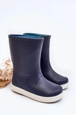 Chłopięce|Dziewczęce>Boto Dziecięce Kalosze Wave Gokids 979 Granatowe Niebieski