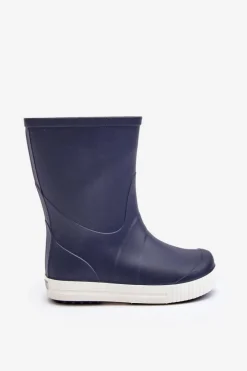 Chłopięce|Dziewczęce></noscript>Boto Dziecięce Kalosze Wave Gokids 979 Granatowe Niebieski