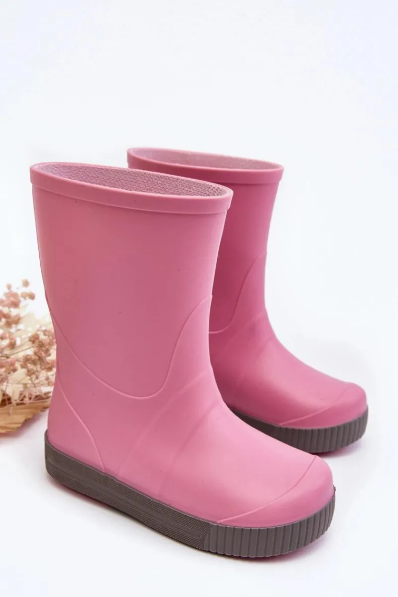 Discount Dziecięce Kalosze Wave Gokids 979 Różowe Dzieci Chłopięce|Dziewczęce
