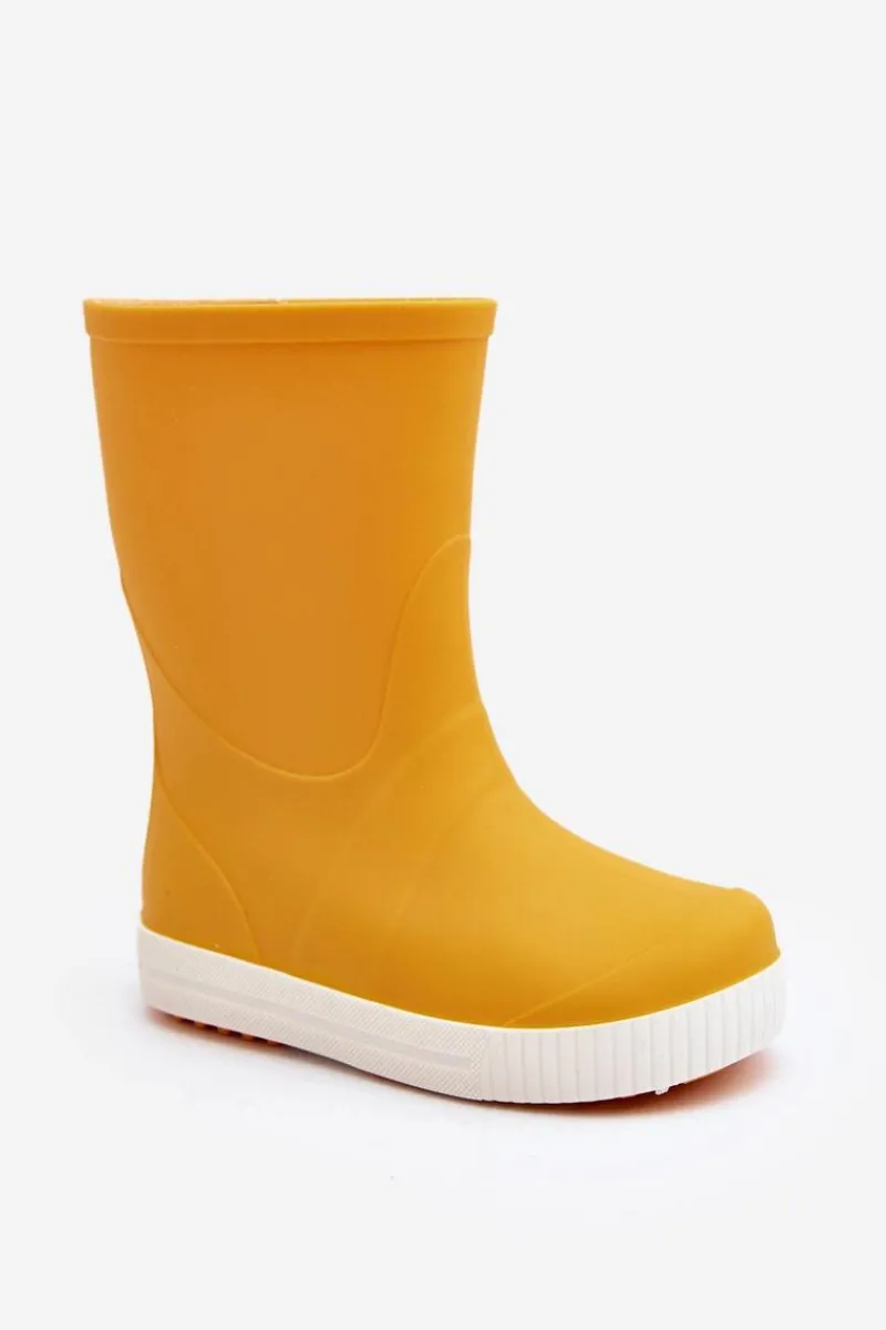 Clearance Boto Dziecięce Kalosze Wave Gokids 979 Żółte Żółty