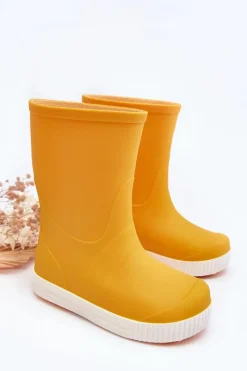 Clearance Boto Dziecięce Kalosze Wave Gokids 979 Żółte Żółty