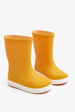 Clearance Boto Dziecięce Kalosze Wave Gokids 979 Żółte Żółty