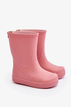 New Dziecięce Kalosze Wave Gokids 979 Różowe Dzieci Chłopięce|Dziewczęce