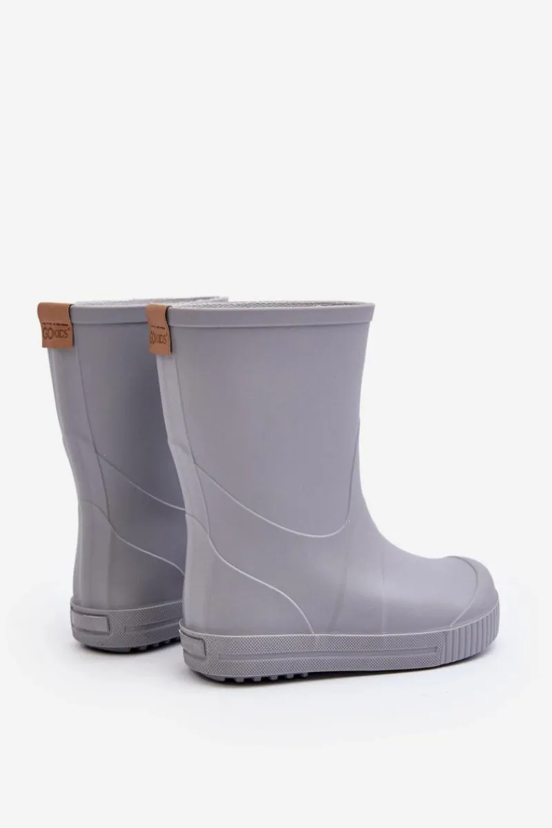 Chłopięce|Dziewczęce>Boto Dziecięce Kalosze Wave Gokids 979 Szare Szary