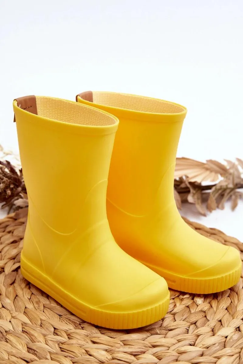 Outlet Boto Dziecięce Kalosze Wave Gokids 979 Żółte Żółty