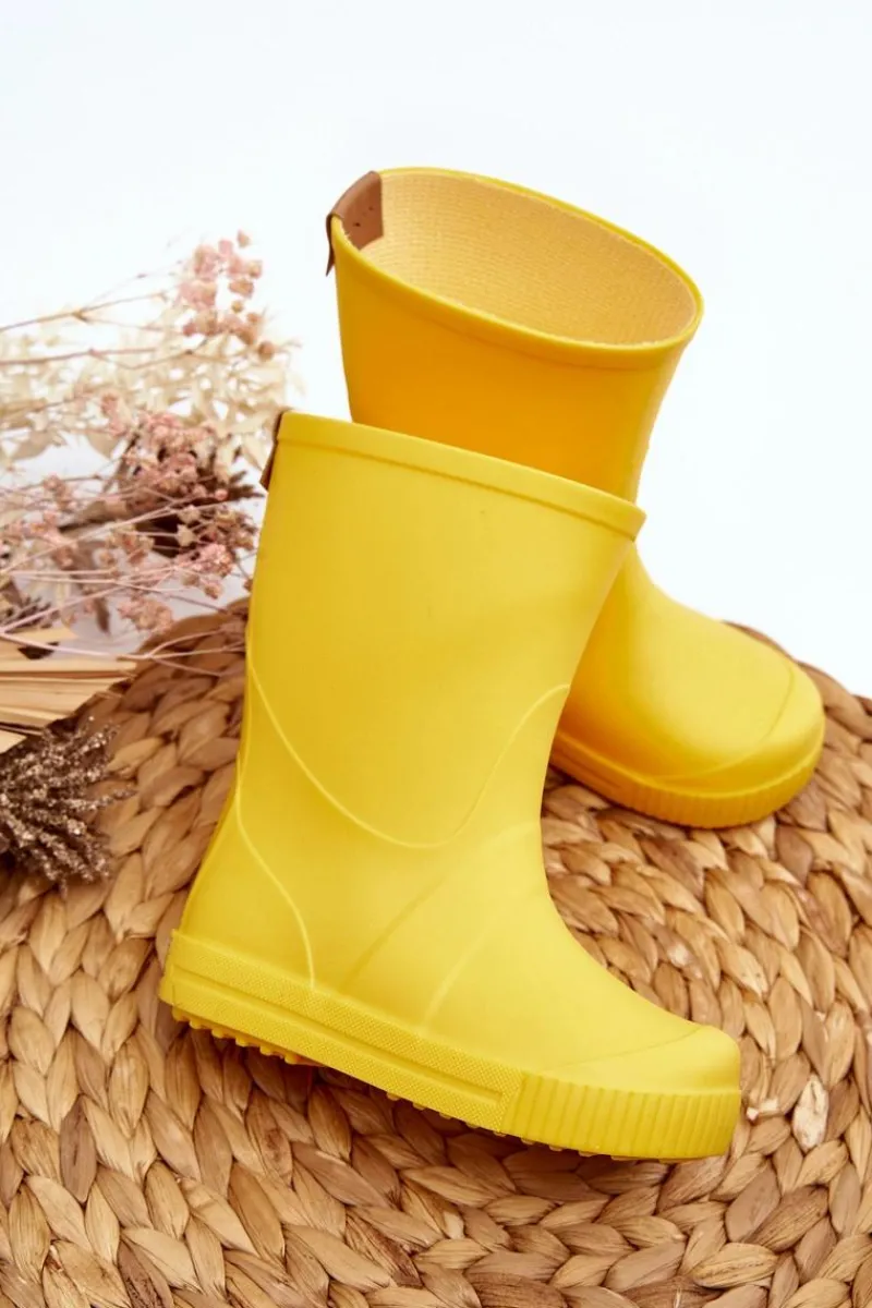 Outlet Boto Dziecięce Kalosze Wave Gokids 979 Żółte Żółty