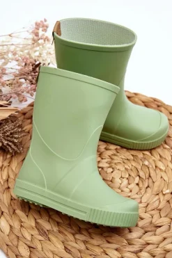 Hot Dziecięce Kalosze Wave Gokids 979 Miętowe Dzieci Chłopięce|Dziewczęce