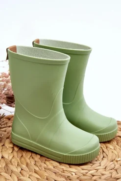 Hot Dziecięce Kalosze Wave Gokids 979 Miętowe Dzieci Chłopięce|Dziewczęce