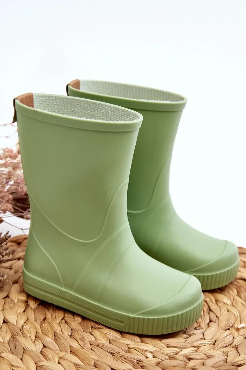 Hot Dziecięce Kalosze Wave Gokids 979 Miętowe Dzieci Chłopięce|Dziewczęce