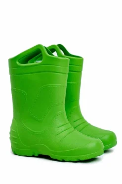 New Dziecięce Kalosze Zielone Wyjmowana Wkładka Stomilki Dzieci Chłopięce|Dziewczęce