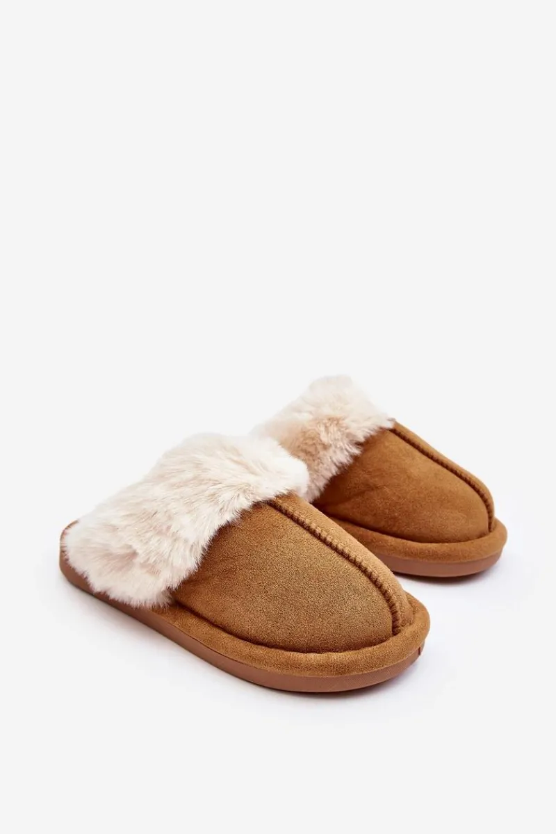 Dziewczęce|Back To School>Boto Dziecięce Kapcie Z Futerkiem Camel Befana Brązowy
