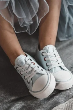 Chłopięce|Dziewczęce>Big Star Shoes Dziecięce Klasyczne Niskie Trampki BIG STAR HH374094 Niebieskie