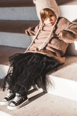 Outlet Big Star Shoes Dziecięce Klasyczne Niskie Trampki BIG STAR HH374194 Czarne Czarny