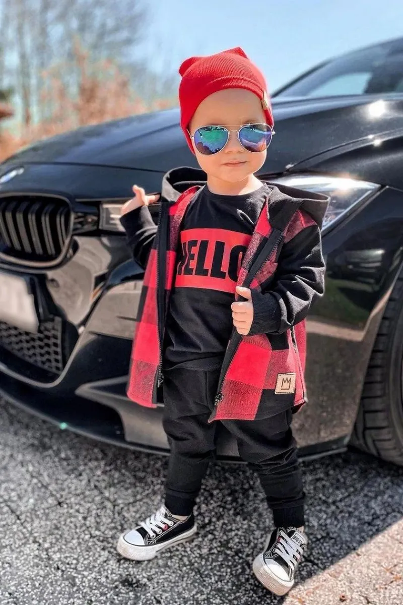 Outlet Big Star Shoes Dziecięce Klasyczne Niskie Trampki BIG STAR HH374194 Czarne Czarny