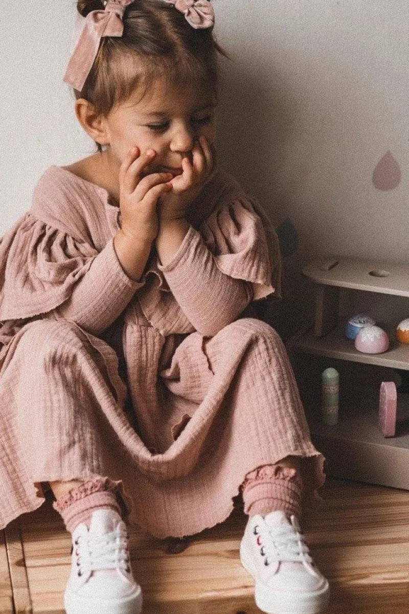 Discount Dziecięce Klasyczne Niskie Trampki BIG STAR HH374197 Różowe Dzieci Chłopięce|Dziewczęce