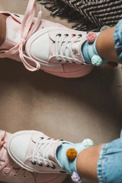 Discount Dziecięce Klasyczne Niskie Trampki BIG STAR HH374197 Różowe Dzieci Chłopięce|Dziewczęce