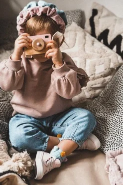 Discount Dziecięce Klasyczne Niskie Trampki BIG STAR HH374197 Różowe Dzieci Chłopięce|Dziewczęce