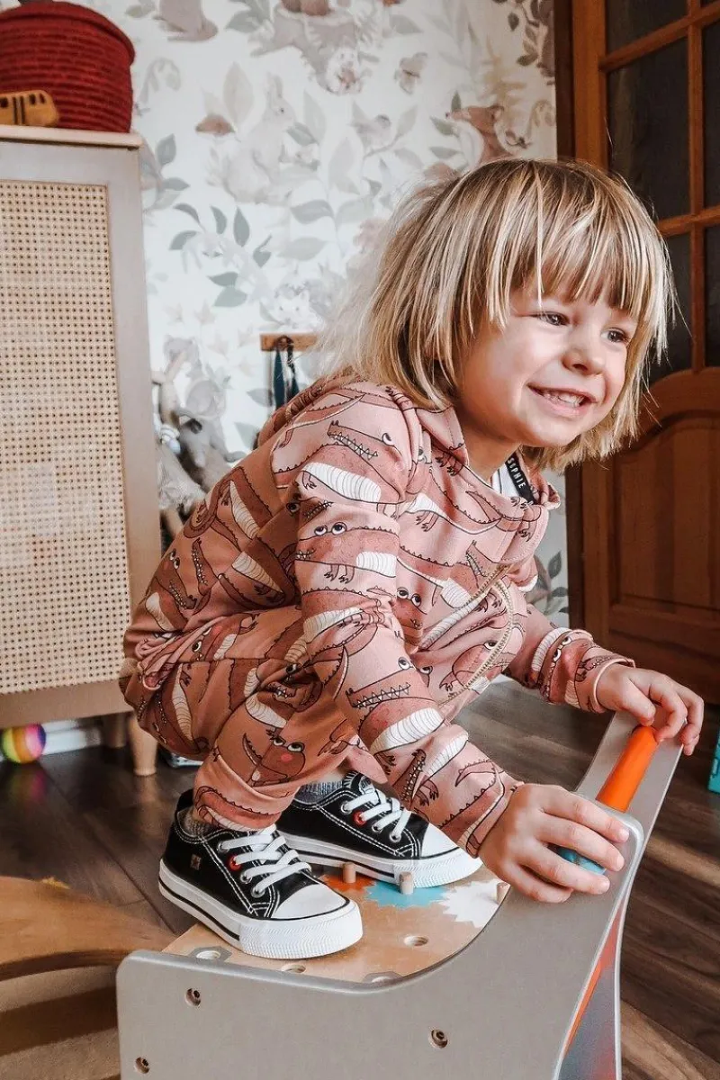 Outlet Big Star Shoes Dziecięce Klasyczne Niskie Trampki BIG STAR HH374090 Czarne