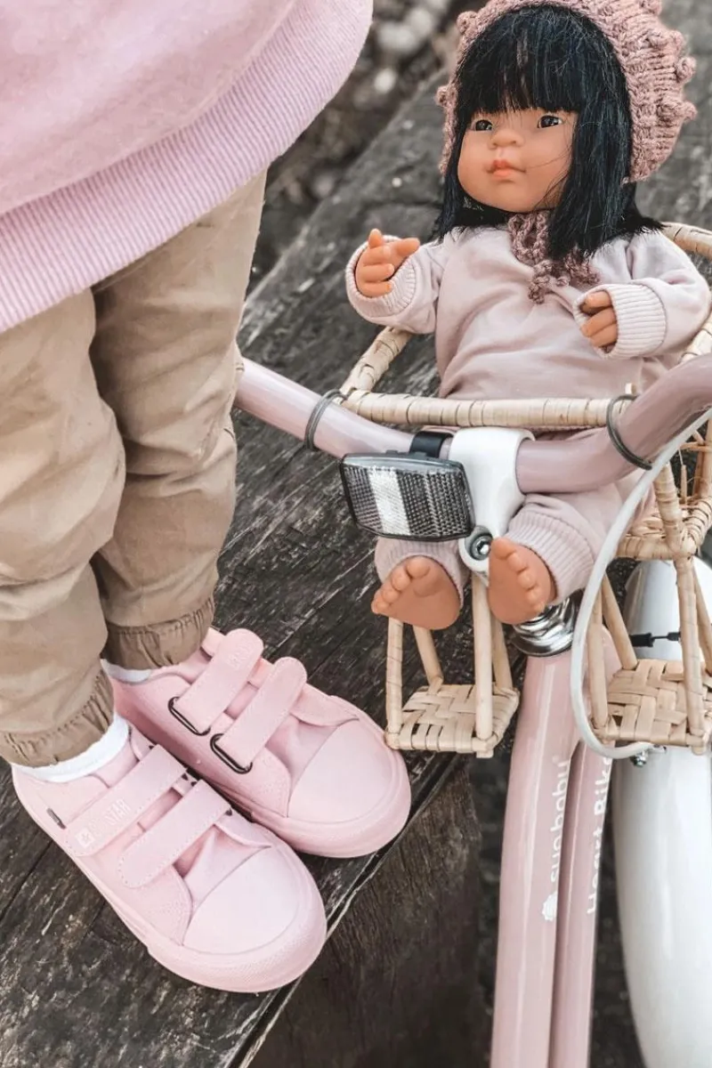 Online Dziecięce Klasyczne Trampki BIG STAR JJ374045 Różowe Dzieci Chłopięce|Dziewczęce